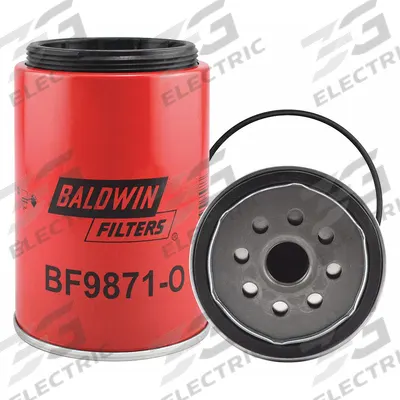 BALDWIN FILTERS Fuel Filter: Spin-On, 4 5/16 in Outside Dia, 1"-14 Thread Size, Cellulose - Spin-On Fuel Filters