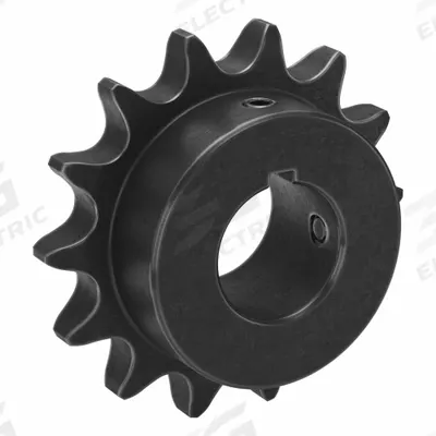 TSUBAKI Single Strand Sprocket: 60, For 3/4 in Chain Pitch, 1 1/4 in Bore Dia, 14 Teeth - Size 60 Fixed-Bore Roller Chain Sprockets