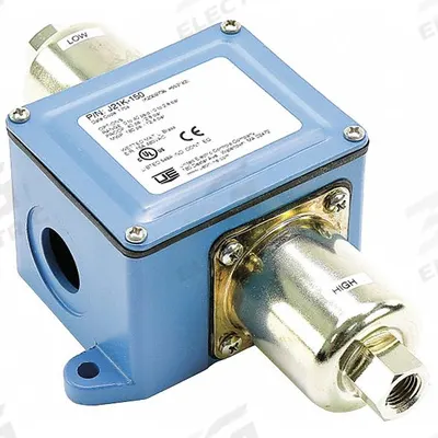 UNITED ELECTRIC Differential Pressure Switch: Mfr Part # J21K-150 - Replacement HVACR Controls, Switches & Thermostats