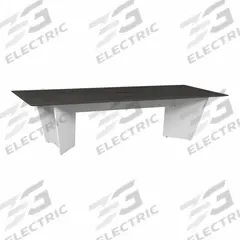 REGENCY Conference Table: Rectangle, Laminate/Melamine, Ash Gray, 120 in Overall Lg, PVC, 10 Seats (MPN ACT12048AGWH). Key specifications — attr987891: Traditional Leg; attr987894: Laminate; attr987867: PVC; attr987857: REGENCY; attr987872: Laminate.