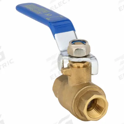 APPROVED VENDOR Manual Two-Way Ball Valve: 1/4 in, Straight, FNPT x FNPT, Full Port Ball Port - Brass Ball Valves