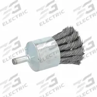 APPROVED VENDOR End Brush: Twisted Steel, 1 1/8 in Dia, 0.014 in Fill Dia, 1/4 in Shank (MPN 66254443250). Key specifications — Brand: APPROVED VENDOR.