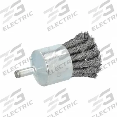 APPROVED VENDOR End Brush: Twisted Steel, 1 1/8 in Dia, 0.014 in Fill Dia - Heavy-Cleaning Brushes for Carbon Steel
