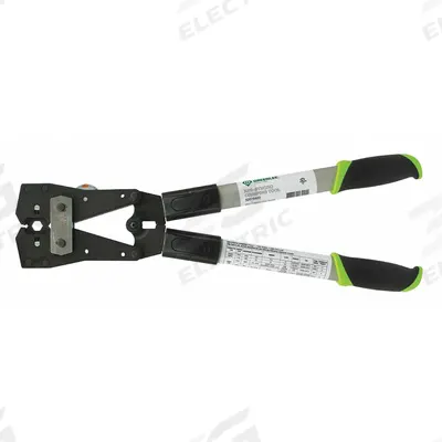 GREENLEE Crimper: Battery Lugs/Compression Lugs, 26 1/2 in Overall Lg, K09-SYNCRO - Controlled-Cycle Lug & Splice Crimpers