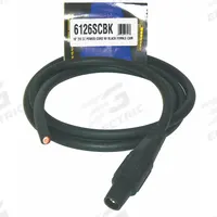 SOUTHWIRE Cam Lock Power Cable: 6 ft Cord Lg, 600V AC, CL20FBK, CL20MBK, 2/0 AWG Wire Size, 1 Wires (MPN 6126SCBK). Key specifications — Connector End Connection Type: CL20FBK; Plug End Connection Type: CL20MBK; Voltage Rating: 600V AC; Wire Size: 2/0 AWG; Brand: SOUTHWIRE.