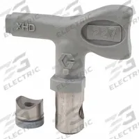 GRACO Airless Spray Gun Tip: Tips for Airless Spray Guns, Airless Spray Gun Tip, 0.027 in Tip Size (MPN XHD227). Key specifications — Product Type: Airless Spray Gun Tip; Compatible with Manufacturer Model Number: XHD001; Brand: GRACO; Color: Gray; Compatible with Series: XTR; Product Grouping: Tips for Airless Spray Guns.