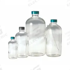 QORPAK Sampling Bottle: 960 mL, Colorless, 33-400, Urea, 12, Polyethylene/PTFE, Type III (MPN GLC-02224). Key specifications — Body Color: Colorless; Pre-Cleaned: None; Body Material: Soda Lime Glass; Brand: QORPAK; Screw Closure Size: 33-400; Graduated: No; USP Specification: Type III; Closure Attached: Attached.