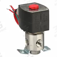 REDHAT Solenoid Valve: 3-Way, Configurable, 1/4 in Pipe Size, 24V DC, Explosion Proof/Watertight (MPN EF8320G20024/DCDD). Key specifications — Pipe Size: 1/4 in; Voltage: 24V DC; Brand: REDHAT; Coil Enclosure: Watertight.