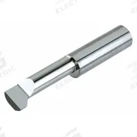 MICRO 100 Threading Tool: 1/2 in Shank Dia., Bright (Uncoated), 1/4 in Center to Cutting Tip (MPN LTR-500-24)