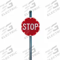 LED Traffic Signal Controller: 30 in Nominal Sign Size (W x H), Aluminum, 0.08 in Thick, R1-1 MUTCD (MPN 303045). Key specifications — Sign Material: Aluminum; Basic Power Source: Hardwire; Retroreflective Grade: Diamond; MUTCD Code: R1-1.