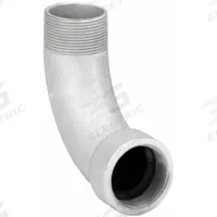 Elbow, 90 Degrees: Iron, Electroplated, ELMF, 3/4 in Trade Size, Female to Male, NPT, Elbow (MPN ELMFL90-75). Key specifications — Ends - Hazardous Fittings: 3/4 in FNPT x 3/4 in MNPT; Material: Iron; Finish: Electroplated; Brand: APPLETON ELECTRIC.
