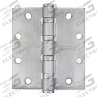 MCKINNEY Butt Hinge: Stainless Steel, Full Mortise, 1 15/16 in Leaf Wd (MPN 4-1/2X4-1/2 MPB91 32D NRP). Key specifications — Removable Pin: No; Bearing Type: Plain; Material: Stainless Steel.