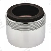 NEOPERL Outlet: 1.2 gpm Flow Rate, Aerated Flow Outlet, Brass, Chrome Finish, Dual (MPN 1452005). Key specifications — Material: Brass; Product Type: Outlet; Connection Size: 55/64"-27; Brand: NEOPERL.