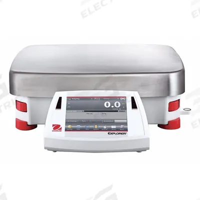 OHAUS Compact Bench Scale: 12,000 g Capacity, 0.1 g Readability, 0.1 g Repeatability - Precision Lab Balances