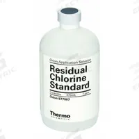 THERMO SCIENTIFIC ORION Chlorine Standard: Lab, 475 mL Volume, 100 ppm, 977007, 1. Key specifications — Brand: THERMO SCIENTIFIC ORION; Chemical Grade: Lab; Concentration: 100 ppm; Manufacturer Part Number: 977007; Product Type: Chlorine Standard.