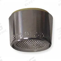 KISSLER Outlet: 2.2 gpm Flow Rate, Aerated Flow Outlet, Metal, Chrome Finish, Female, 6 PK (MPN AB83-6015). Key specifications — Material: Metal; Product Type: Outlet; Connection Size: 55/64"-27; Brand: KISSLER.