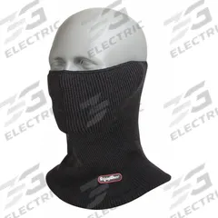 REFRIGIWEAR Neck Gaiter: Neck Warmer, Black, Universal, Neck Gaiter, Acrylic, Ears/Face/Neck/Nose (MPN 0059RBLKOSA). Key specifications — Includes Lining: Yes; Style: Neck Warmer; Lining Material: Silver; Areas Covered: Ears; High Visibility: No; Color: Black; Material: Acrylic; Brand: REFRIGIWEAR.