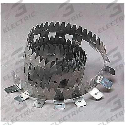 3M Fire Barrier Restricting Collar: 6.5 in Overall Ht, 25 ft Overall Lg - Firestop Collars for Pipes
