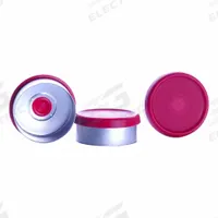 Lab Bottle Caps: 20 mm Dia, Red, Aluminum, Unlined, USP, 125 Closures Included, Colored (MPN W988011-S). Key specifications — Closure Type: Flip Cap; Clarity: Colored; Septa Included: No; Standards: USP; Vented: No; Brand: WHEATON; Closure Color: Red; Closure Liner Material: Unlined.