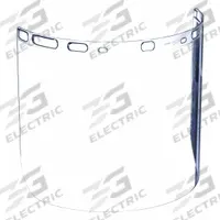 CONDOR Face Shield Visor: 15 1/2 in Overall Wd, 9 in Overall Ht, Clear, Uncoated, Polycarbonate (MPN 4EZC3). Key specifications — Material: Polycarbonate; Brand: CONDOR; Compatible Grainger Part Number: 4EZC2.