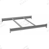 TENNSCO Bulk Storage Deck Level: 48 in x 48 in x 3 5/8 in, 14 ga Beams, 4,150 lb Load Capacity (MPN BPB-48-48). Key specifications — Frame Finish: Epoxy Coated; Frame Material: Steel; Color: Industrial Gray; Includes: (2) 48 in Beams; Brand: TENNSCO.