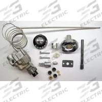Gas Thermostat: Natural Gas, 250°F to 550°F, 48 in Capillary, 1/4" Pipe, 3/16 in Bulb Dia (MPN 4350-127). Key specifications — Product Type: Gas Thermostat; Compatible with Brand: Connerton; Manufacturer Part Number: 4350-127; For Fuel Type: Natural Gas; OEM Replacement Part Number: 417424-G5; Compatible with Series: Universal; Dial Range: 250 to 550; Gas Connection: 1/4" Pipe.