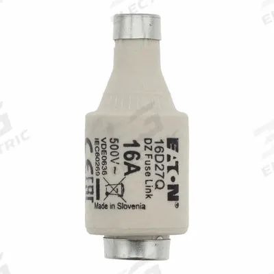 BUSSMANN IEC Fuse: Fast Acting, 16 A, 500 V AC - IEC Type D Fuses