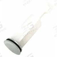 APPROVED VENDOR Drain Stopper: 1 1/4 in Overall Dia, ABS/Stainless Steel, Chrome-Plated, White (MPN 30383). Key specifications — Material: Stainless Steel; Color: White; Brand: APPROVED VENDOR; Application: Sink.