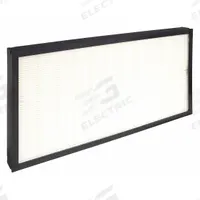 GRAINGER Minipleat Air Filter: 10 in x 20 in x 2 in, Synthetic, Plastic, No Header, MERV 11 (MPN 33E950). Key specifications — Brand: GRAINGER; Frame or Header Material: Plastic; Media Material: Synthetic.