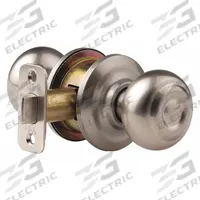 YALE Door Lockset: Passage Knob Locksets, Nickel (MPN D3109N01). Key specifications — Lockset Style: Oxford Knob.