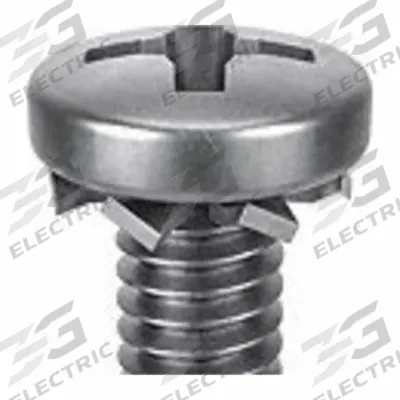 SEMS Screw: External Tooth, #4-40 Thread Size, 1 in Lg, Stainless Steel, Passivated - Machine Screws with External Tooth Lock Washers