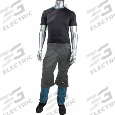 KUT GARD Cut Resistant Chaps: ANSI/ISEA Cut Level A6, ATA Fiber, Gray - Cut-Resistant Chaps