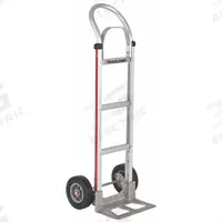 MAGLINER General Purpose Hand Truck: 500 lb, Flow-Back, Silver, Aluminum, Tread on Core, Rubber (MPN HMK112AA2). Key specifications — Brand: MAGLINER.