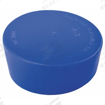 AMS End Cap: Plastic, 2 1/2 in Overall Dia, 1 in Overall Lg - Soil Core Sampling Accessories