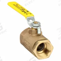 APOLLO Manual Two-Way Ball Valve: 1 in, Bronze, Straight, FNPT x FNPT, 600 psi Max. Pressure (CWP) (MPN 8010501). Key specifications — Brand: APOLLO; Handle: Lever.