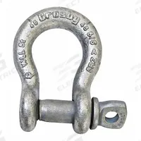 CROSBY Anchor Shackle: Anchor Shackle, 14,000 lb Working Load Limit, 1 1/4 in Wd Between Eyes (MPN 1017538). Key specifications — Body Color: Silver; Brand: CROSBY.