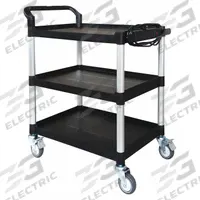 APPROVED VENDOR Media Cart: Black, 37 1/4 in Overall Ht, 32 5/8 in Overall Wd, 19 3/8 in Overall Dp (MPN 45NP01)