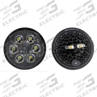 MAXXIMA Vehicle Work Light: Round, Flood, LED, Grommet, Blunt Cut Wires, Universal, Surface Mount (MPN MWL-12-KIT). Key specifications — Housing Color: Black; Brand: MAXXIMA; Mount Type: Grommet; Electrical Connection: Blunt Cut Wires; Installation Type: Permanent.