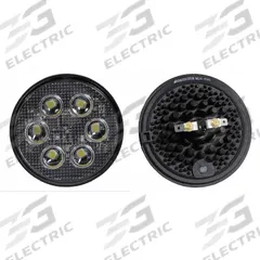 MAXXIMA Vehicle Work Light: Round, Flood, LED, Grommet, Blunt Cut Wires, Universal, Surface Mount (MPN MWL-12-KIT). Key specifications — Housing Color: Black; Brand: MAXXIMA; Mount Type: Grommet; Electrical Connection: Blunt Cut Wires; Installation Type: Permanent.