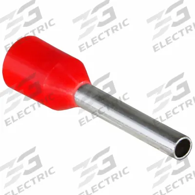 APPROVED VENDOR Wire Ferrule: 18 AWG Max Wire Size, Holds 1 Wire, Red, Nylon - Insulated Ferrules