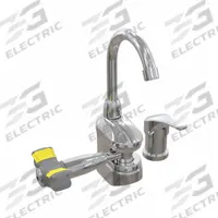 BRADLEY Plumbed Eyewash: Std, Counter Mnt, Single Handle Faucet, Eyes Coverage, No Bowl, Swing Left (MPN S19-505M). Key specifications — Activation: Swing Left; Faucet Style: Single Handle; Brand: BRADLEY.