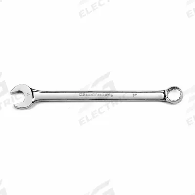 GEARWRENCH Combination Wrench: Alloy Steel, Chrome, 1 in Head Size, 14 in Overall Lg - Metric 12-Point Combination Wrenches