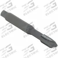 OSG Spiral Point Tap: 3/4"-16 UNF, 2B, 3 Flute, Plug Chamfer, Black Oxide Vanadium High Speed Steel (MPN 2533801)