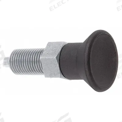 KIPP Indexing Plunger: Nonlocking, SS, 1/4"-28 Thread - Nonlocking Pull-Knob Indexing Plungers