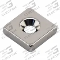 APPROVED VENDOR Rare Earth Magnet: Neodymium, 0.206" Tap Size, 0.125 in Thick, 1/2 in Overall Wd, 45 (MPN NB001218NCTS). Key specifications — Color: Silver; Max Pull Force: 11.71 lbf; Tap Size: 0.206".