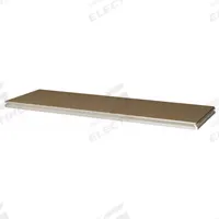 TENNSCO Shelf: 36 in x 18 in, 600 lb Load Capacity, Particleboard, Sand, Shelf (MPN ZDES-3618D SAND). Key specifications — Decking Material: Particleboard; Includes: Shelf; Decking Finish: Unfinished; Shelf Configuration: Single Straight; Color: Sand; Frame Material: Steel; Brand: TENNSCO; Frame Finish: Zinc Plated.