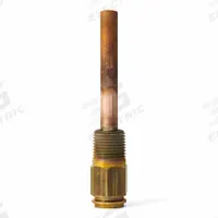 HONEYWELL HOME Immersion Well: Mounting Flange, Copper, Copper, 3/4 in External Thread Size (MPN 121371M). Key specifications — Maximum Insertion/Bulb Length: 3 in, 3/8 in; Shank Material: Copper; Connection Material: Copper; Thermowell Type: Mounting Flange; Brand: HONEYWELL HOME.