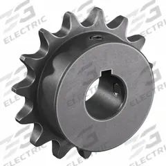 TSUBAKI Single Strand Sprocket: 41, For 1/2 in Chain Pitch, 3/4 in Bore Dia, 15 Teeth, Steel (MPN 41B15F-3/4). Key specifications — Brand: TSUBAKI.