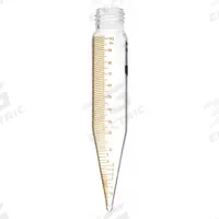 LK INDUSTRIES Centrifuge Tube: 100 mL, Centrifuge Tube, 14 mm Body Dia, 203.2 mm Overall Ht, Rubber (MPN S12CWTHD). Key specifications — Graduated: Yes; Includes Closure: Yes; Body Color: Colorless; Brand: LK INDUSTRIES; Bottom Shape: Conical.