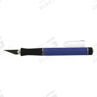 X-ACTO Precision Knife: Triangular, 1 1/2 in Blade Lg, 0.02 in Blade Thick, Curved/Straight (MPN X3730Q). Key specifications — attr307565: Aluminum; attr307563: Carbon Steel; attr307566: Yes; attr324883: X-ACTO.